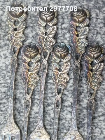 Немски сребърни вилички, снимка 8 - Други ценни предмети - 36927237