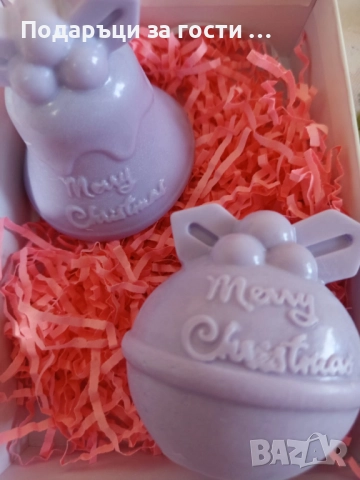 Сет коледни сапуни , снимка 2 - Декорация - 52567454