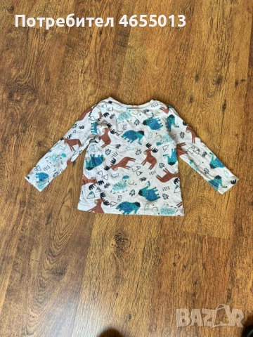 ПОДАРЯВАМ Комплект 5бр. детски блузи с дълъг ръкав, снимка 4 - Детски Блузи и туники - 52476509