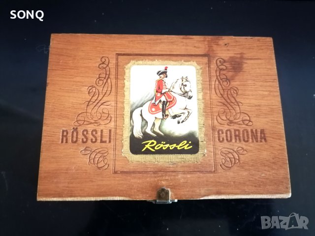 Рядка Колекционерска Дървена Кутия От Цигари- Пури, снимка 3 - Колекции - 42665713