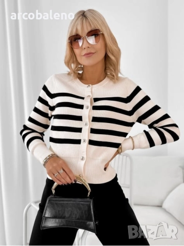 Дамски елегантен пуловер с копчета MARTINIQUE, 2цвята , снимка 2 - Блузи с дълъг ръкав и пуловери - 51855197