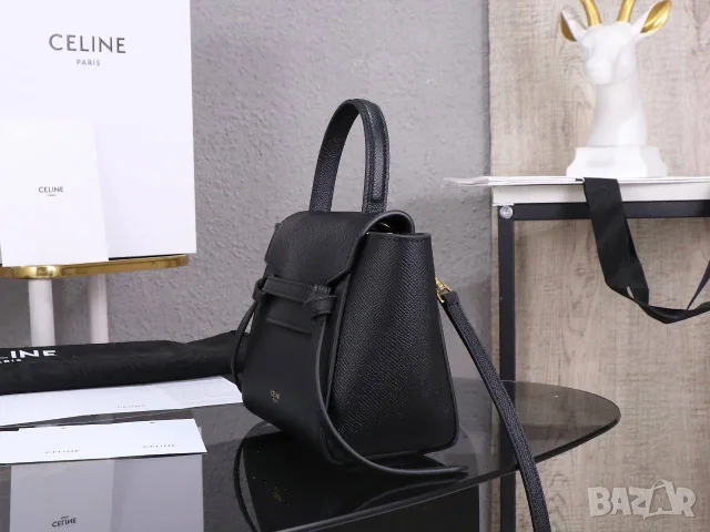 Celine Nano Belt Bag – Black, снимка 2 - Чанти - 56467824