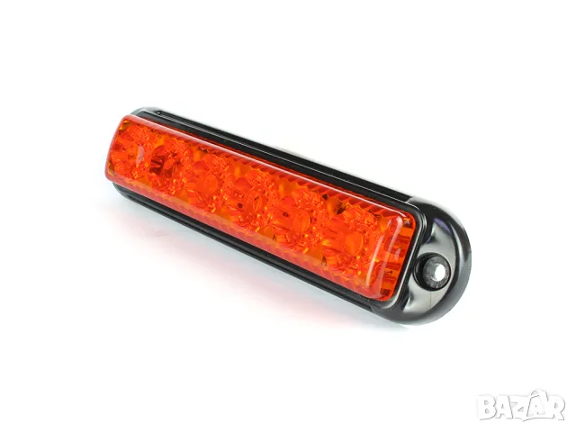 Мигащ LED габарит жълт с черна рамка, снимка 3 - Аксесоари и консумативи - 55869078