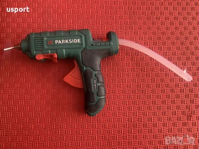 Пистолет за горещо лепило Parkside, снимка 7 - Поялници и запояване - 56360879