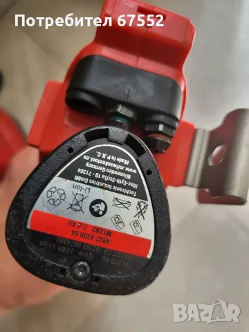 Акумулаторна нитачка Milwaukee M12 BPRT. С батерия и зарядно, снимка 4 - Други инструменти - 55859155