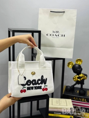чанта с череши coach 