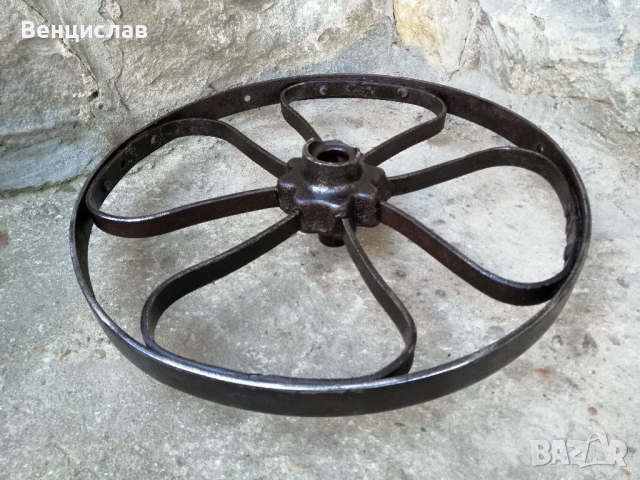 Старо Ковано Колело / 7 кг. , снимка 4 - Антикварни и старинни предмети - 36437078
