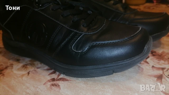 SERGIO TACCHINI Оригинал Нови Кожени Дамски Маратонки 39, снимка 4 - Маратонки - 50496065