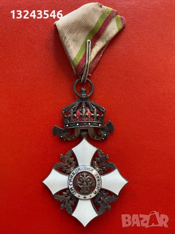 Царски орден за гражданска заслуга 5 степен с корона, снимка 2 - Други ценни предмети - 42820689