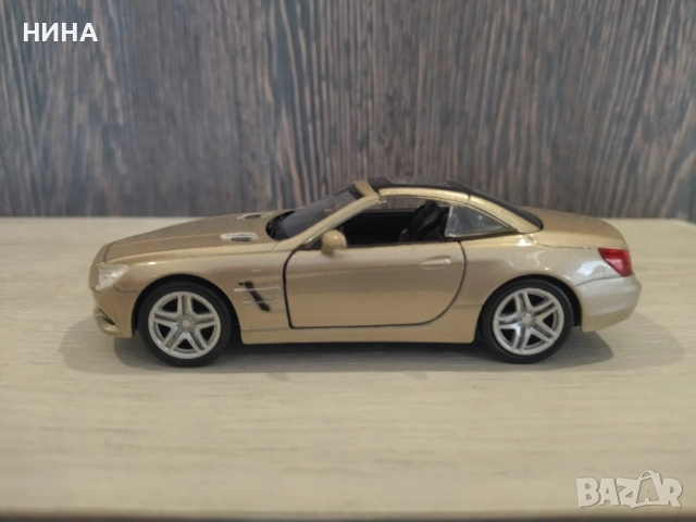 Метална количка Mercedes -Benz SL 500 !!!, снимка 3 - Колекции - 52365037