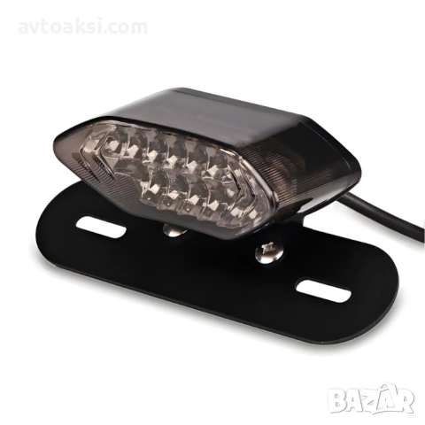 Диоден стоп за мотоциклет + мигач / габарит с тойка за номер -721656, снимка 2 - Аксесоари и консумативи - 53948858