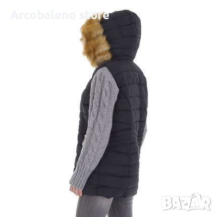 Ликвидация! Дамско зимно яке без ръкави, Голям размер - Доставка 24 часа , снимка 3 - Якета - 34760000