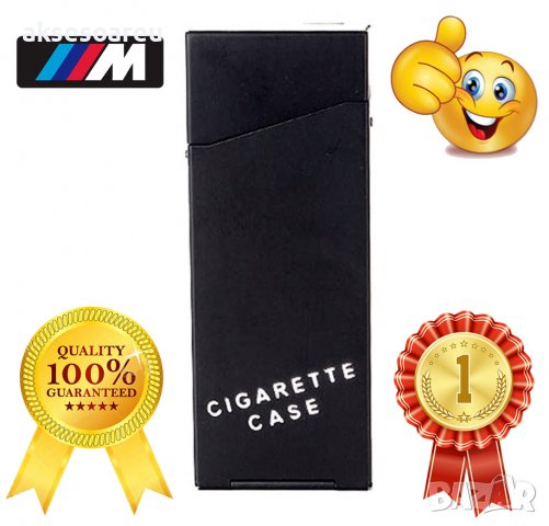 Нова Алуминиева малка кутия за слим цигари метална цигарена табакера с копче и пружина модна стилна , снимка 2 - Табакери - 39363061