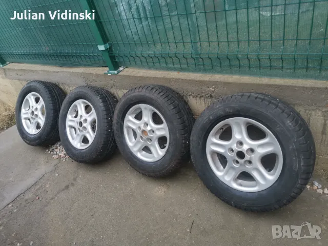 5бр джанти с 4 зимни гуми 15" 5х114.3