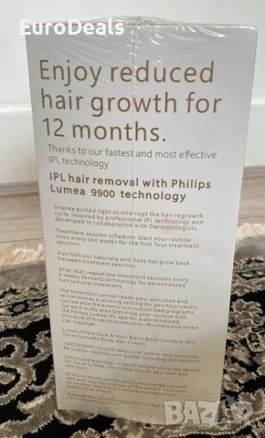 Philips фотоепилатор Lumea 9900 нов, снимка 3 - Епилатори - 54137155