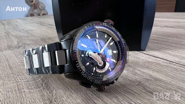 Продавам стилен мъжки часовник на  Tag Heuer модел Grand Carrera Calibre 36 , снимка 6 - Мъжки - 40006154
