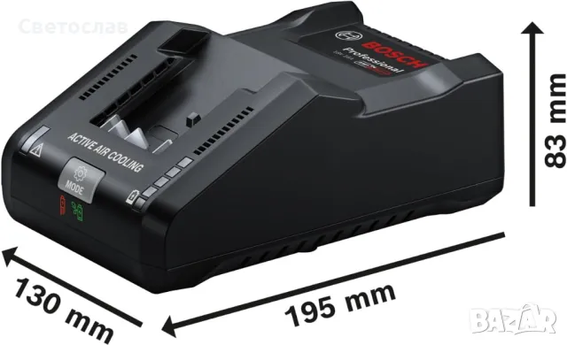 Bosch зарядно устройство Бош GAL 18V-160, снимка 2 - Други инструменти - 49686194