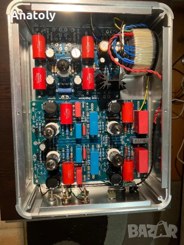 Лампов RIAA усилвател, снимка 5 - Ресийвъри, усилватели, смесителни пултове - 50921157