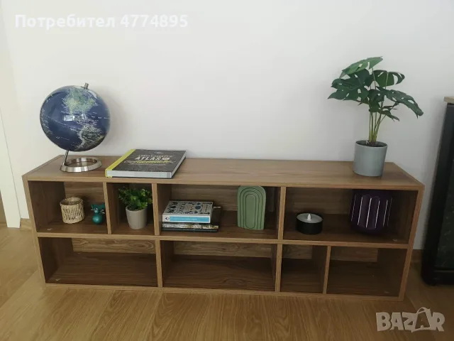 Библиотека / етажерка Enza Home Loreto – като нова, снимка 6 - Етажерки - 55872837