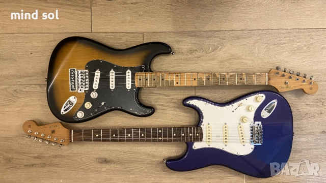2 броя Fender stratocaster Road Worn, FAT 50 и Texas special custom shop пикъпи
