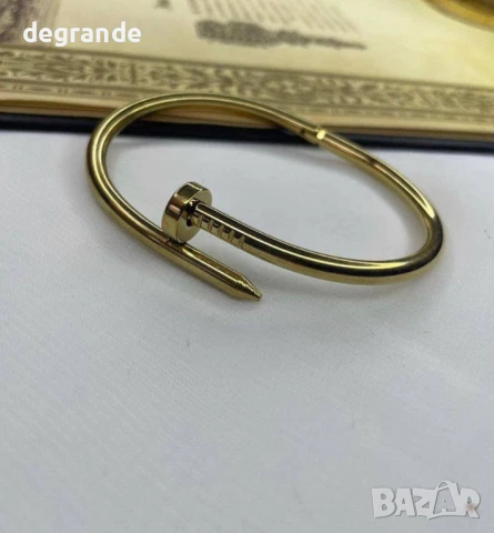 Стилни гривни в бяло и златно  , снимка 6 - Гривни - 50831732