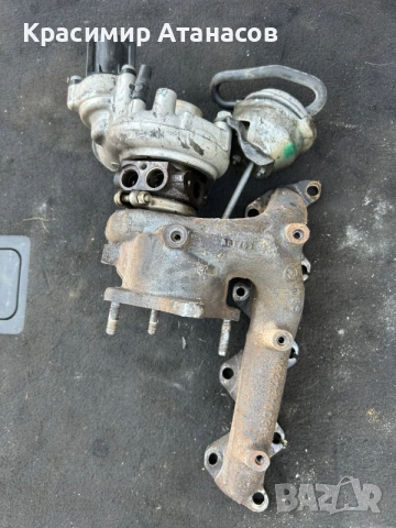 49373-01004. Турбо с изпускателен колектор за Vw голф 6 бензин 1.4 TSI. 122кс. 2010г. забележки 