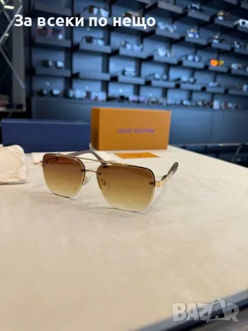 Louis Vuitton Слънчеви Очила С UV400 Защита С ПОДАРЪК🎁Калъф - Налични Различни Цветове Код D2109, снимка 3 - Слънчеви и диоптрични очила - 49418218