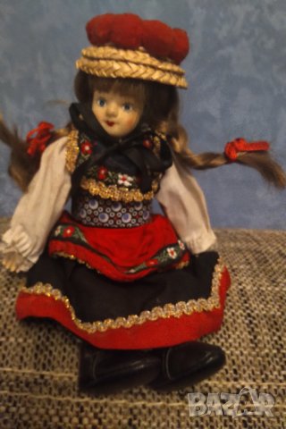 Намалена Ръчно изработена стара колекционерска кукла , снимка 2 - Колекции - 34283300