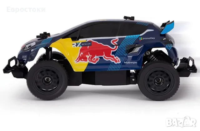 Радиоуправляема кола Carrera Red Bull Peugeot WRX 208 – Rallycross, снимка 4 - Коли, камиони, мотори, писти - 47501119