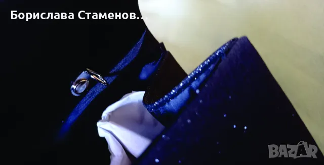 Малка чантичка клъч с блясък, снимка 5 - Чанти - 50154329