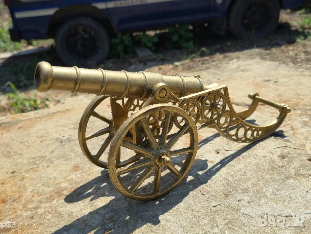 Голямо Месингово Оръдие , снимка 3 - Декорация за дома - 51357235