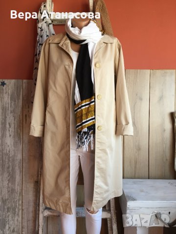 💛🧡Разкошен тренч със свободен силует🍁л размер🍂, снимка 4 - Якета - 42626594