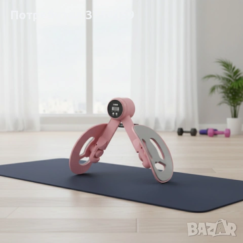 Дамски тренажор за домашен фитнес с LCD дисплей, снимка 2 - Фитнес уреди - 53130398