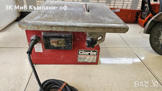 Машина за рязане на плочки Clarke ETC7, снимка 2 - Други инструменти - 44665924