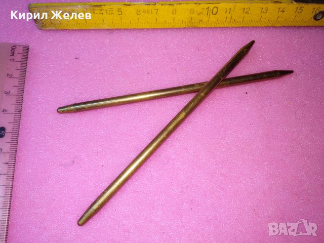 ДВЕ СТАРИ МЕСИНГОВИ КУКИ За ПЛЕТЕНЕ 42955