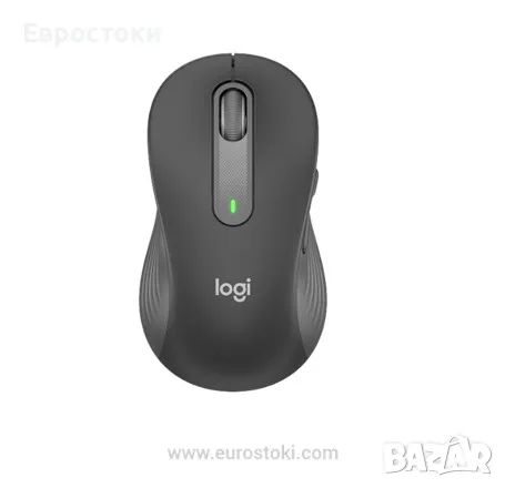 Безжична мишка Logitech Signature M650 L, Full Size, Bluetooth врзка, цвят: graphite