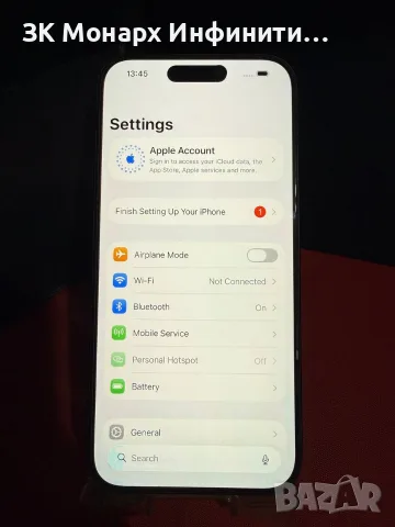 Телефон Iphone 15 Pro/128GB/Капацитет на батерия 82%/+Калъф