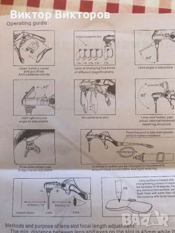 Професионални увеличителни очила , снимка 12 - Други инструменти - 51693832