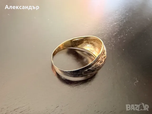 Дамски златен пръстен 1.85 гр., снимка 4 - Пръстени - 56334935