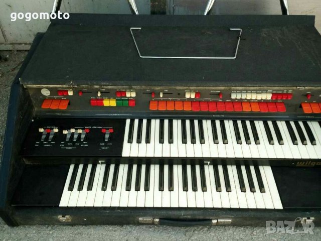 клавир, орган, пиано стар, ретро, винтидж професионален електронен синтезатор орган WILGA, ел. орган, снимка 5 - Пиана - 30150553