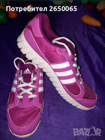 Орг.розови дамски маратонки Adidas flex 37.1/3, снимка 2 - Маратонки - 36580721