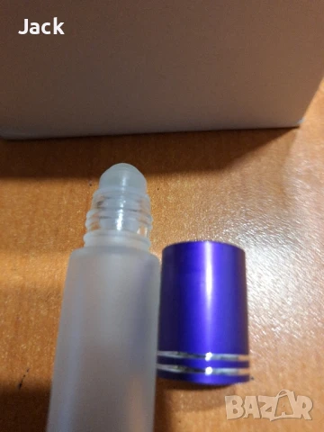 СТЪКЛЕНИ, КРЪГЛИ ШИШЕНЦА ЗА МИНИ РОЛ ОН ПАРФЮМИ 10 ml. С КАПАЧЕ., снимка 2 - Унисекс парфюми - 51411054