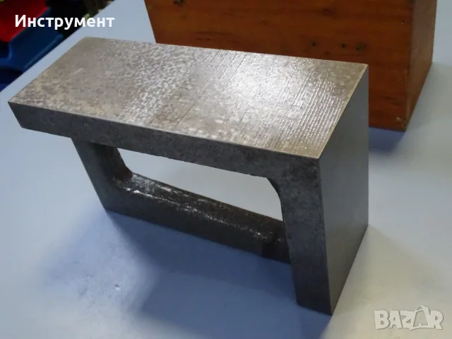 Машинен измервателен прав ъгъл ПЪ-250х100х160mm ЗИИУ-Благоевград 90°, снимка 3 - Други инструменти - 55751696