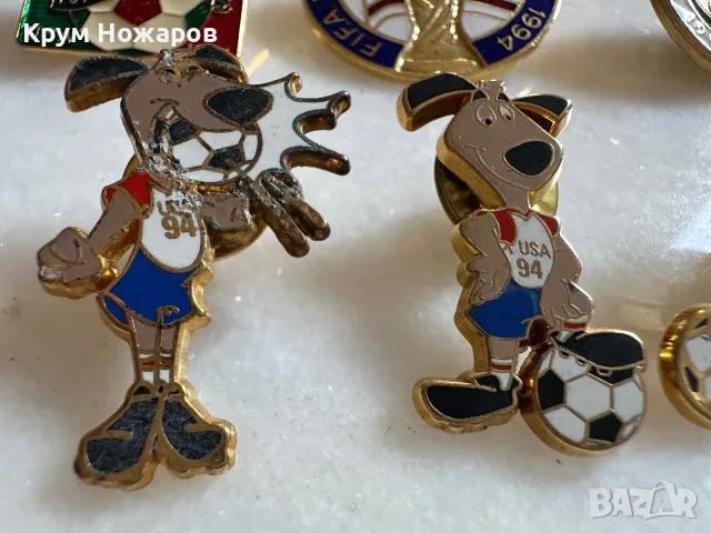 USA 1994 WORLD CUP BADGES . Продават се Значки от Световното по футбол от 1994г цена -14 за бр., снимка 4 - Футбол - 55960662