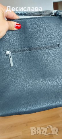 Черна дамска чанта от еко кожа , снимка 6 - Чанти - 38081882