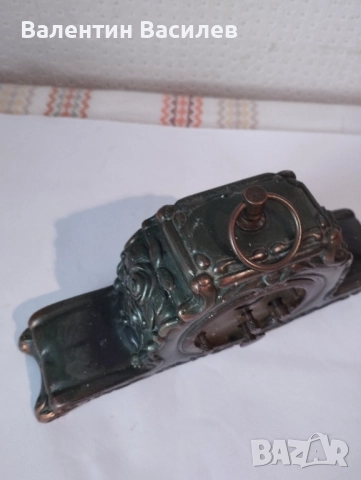 Немски настолен будилник , снимка 2 - Антикварни и старинни предмети - 51657898