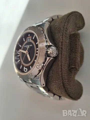 Швейцарски часовник Raymond Weil  8650 RW Sport , diver , Quartz, Сапфир, 200m, 44mm, снимка 3 - Мъжки - 56237083