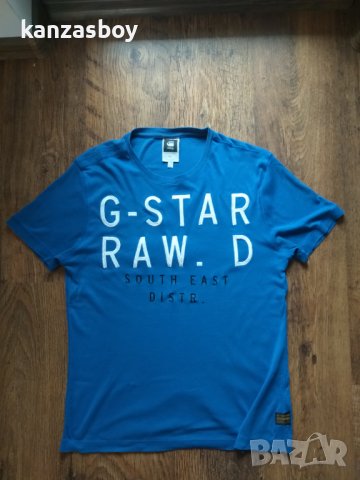 g-star - страхотна мъжка тениска 2ХЛ, снимка 4 - Тениски - 40645312