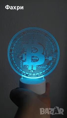 Нощна лампа Биткойн Bitcoin