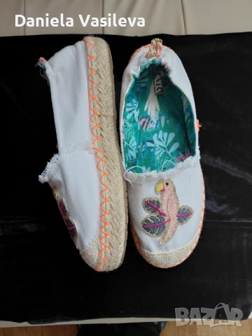 Бели еспадрили размер 39, снимка 2 - Дамски ежедневни обувки - 54277899